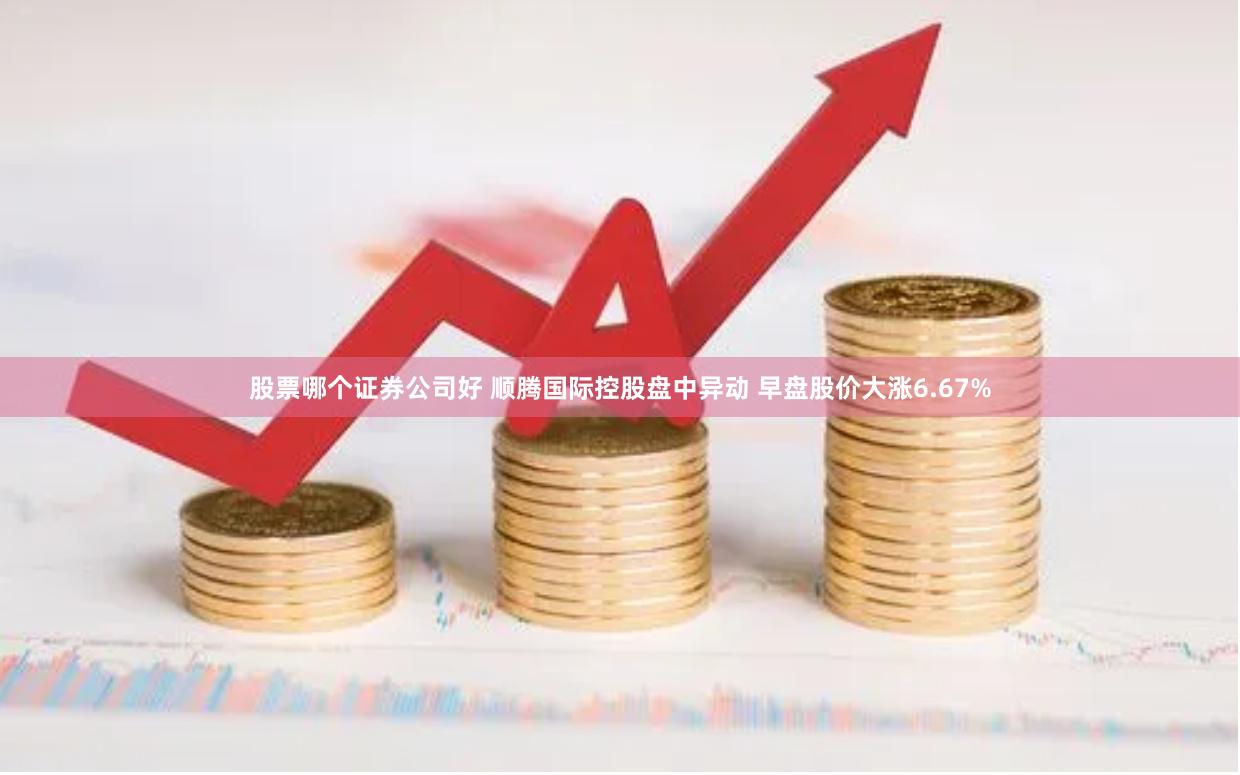 股票哪个证券公司好 顺腾国际控股盘中异动 早盘股价大涨6.67%